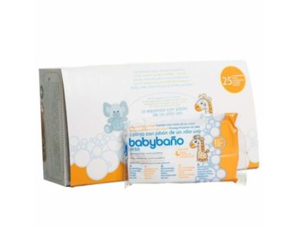 Esponjas com Sabonete Babybath 25Uds