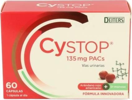 Cystop 5 mg PACs 60 cápsulas