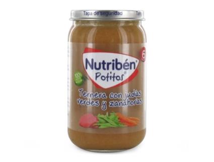 Potito  Vitela, Feijão Verde e Cenoura + 6m 235Gr