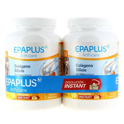 Epaplus Arthicare Colágeno Silício + Ácido Hialurônico + Sabor Magnésio Lima 334 g DUPLO