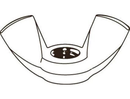 Porca CHEMITOOL D315-LATÃO ORELHAS BSW 1/4