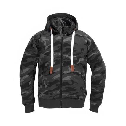 Difi Moletom Com Zíper Downtown L Black / Grey