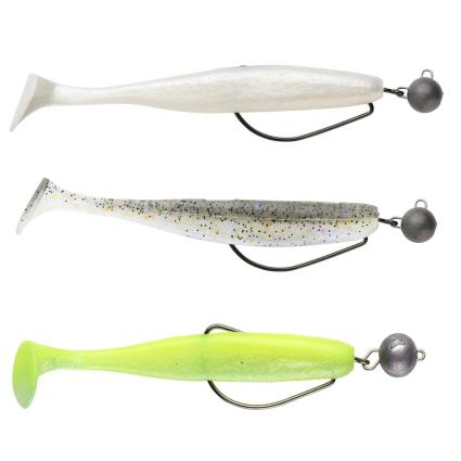 Swimy Pompei Shad 100 Mm+cheburashka Rig 7g 20 Unidades One Size K012