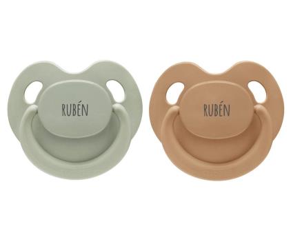 Chupetas Personalizadas Retro Nordic Moca