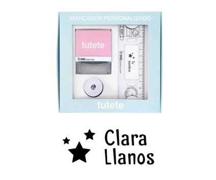 Selo Personalizadas Estrelas+fita branca para roupas escuras