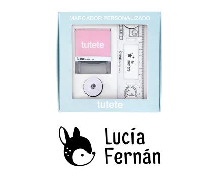 Selo Personalizado Ciervo + Fita branca para roupa escura