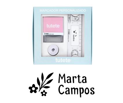 FSelo Personalizado Flores + Fita branca para roupa escura