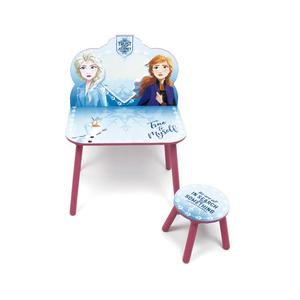 Frozen - Set de Penteadeira com Espelho e Tamborete em Madeira Frozen 2