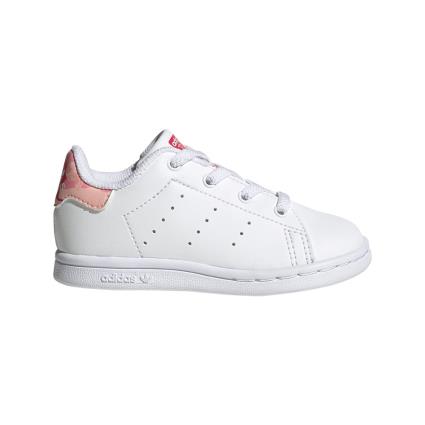 Adidas Originals Treinadores Infantis Stan Smith El EU 27 Footwear White / Footwear White / Power Pink
