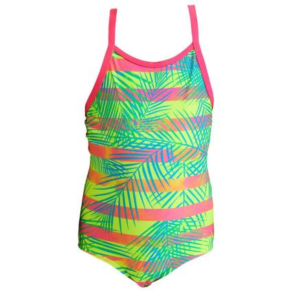 Funkita Roupa De Banho Printed Palm Free 6 Years Pink / Yellow