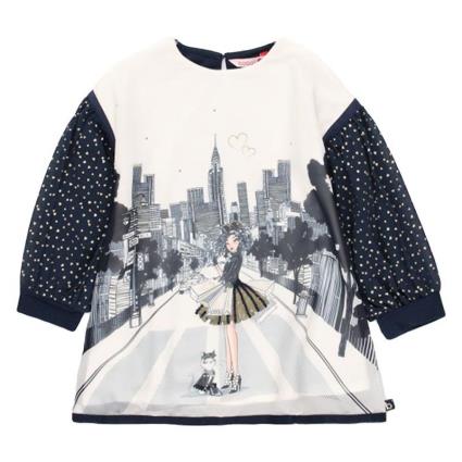 Boboli Vestido Combined 16 Years Navy