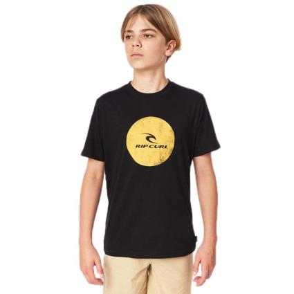 Rip Curl Camiseta De Manga Curta Corp Icon 12 Years Black