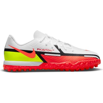 Nike Chuteiras Futebol Phantom Gt2 Academy Tf EU 36 White / Bright Crimson-Volt