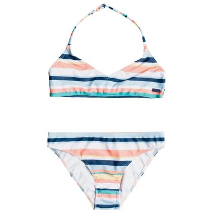 Roxy Biquíni Malibu Triangle Bayside 16 Years Bright White S Rg Sun Struck