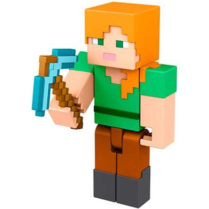 Minecraft Figura De Ação 3.25 Dentro Com 1 Construir Uma Portal Peça E 1 Acessório 6 Years Multicolor