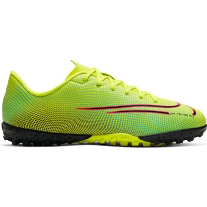 Nike Chuteiras Futebol Mercurial Vapor Xiii Academy Mds Tf EU 34 Lemon Venom / Black / Aurora Green