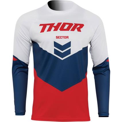 Thor Camiseta Manga Comprida Sector Chev M Red / Navy
