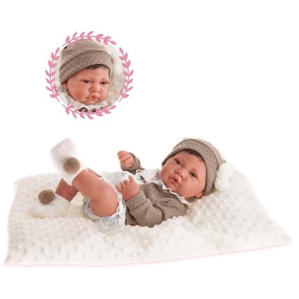 MuÑecas Antonio Juan Boneca Recém-nascida Cojin 42cm 12-24 Months Multicolor