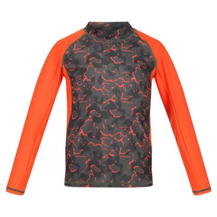 Regatta Camiseta Manga Comprida Surf Hoku 13 Years Magma / Grape Leaf Camo