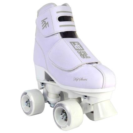 Krf Patins 4 Rodas Roller School Pph Velcro EU 28 White