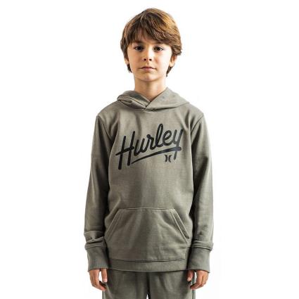 Hurley Capuz Enzyme Washed Fleece 14-15 Years Light Army