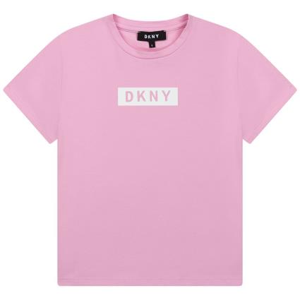 Dkny Camiseta De Manga Curta D35r93 14 Years Pink