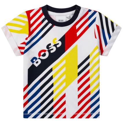 Boss Camiseta De Manga Curta J05916 18 Months White