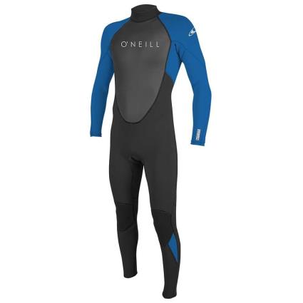 O´neill Wetsuits Fato Zíper Traseiro Reactor Ii 3/2 Mm Junior 14 Black / Ocean