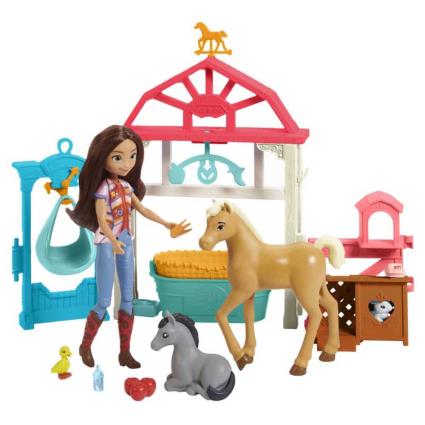 Spirit Playset De Berçário De Potros De S E Lucky Lucky Boneca 3 Years Multicolor