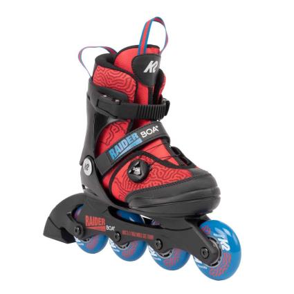 K2 Skate Patina Em Linha Raider Boa EU 32-37 Red / Blue