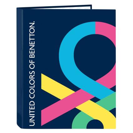 Safta Corações Benetton 4 Argolas Pasta 1 One Size Multicolor