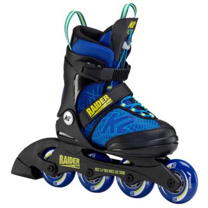 K2 Skate Patina Em Linha Raider Pro EU 32-37 Blue / Yellow