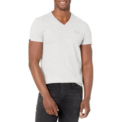 Superdry Camiseta De Manga Curta Vintage Logo Embroidered M Glacier Grey Marl