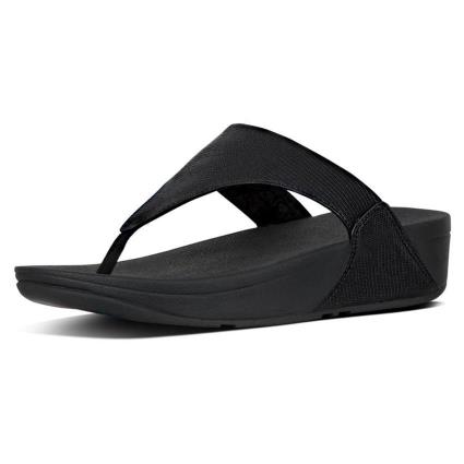 Fitflop Sandálias De Dedo Lulu Leather Toepost EU 37 Black