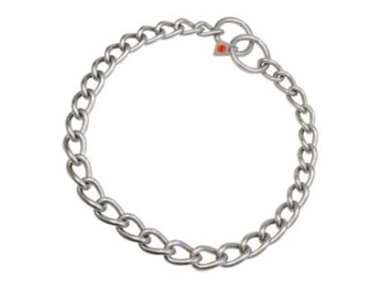 Colar de elos Trançados de Aço Inoxidável 80cm x 4mm HS Sprenger