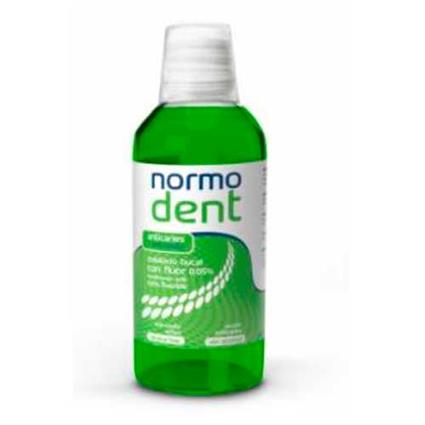 Anti-cavidade bucal Normodent com flúor 500 ml semi-alcalino