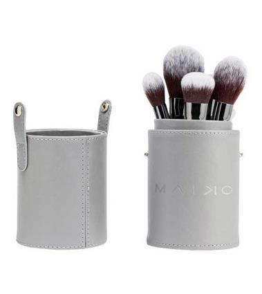 Conjunto de 9 escovas luxo cinza 