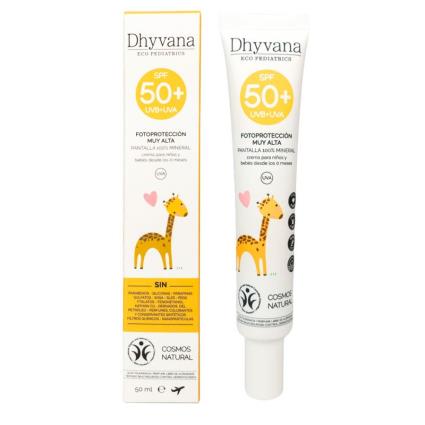 Protetor solar FPS50 + Dhyvana Eco Pediatria 50ml
