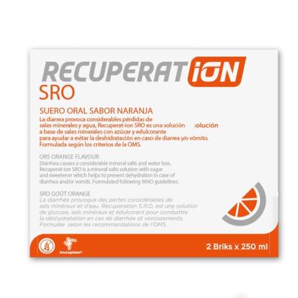 Sabor laranja de SRO Recuperat-ion 2 x 250 ml