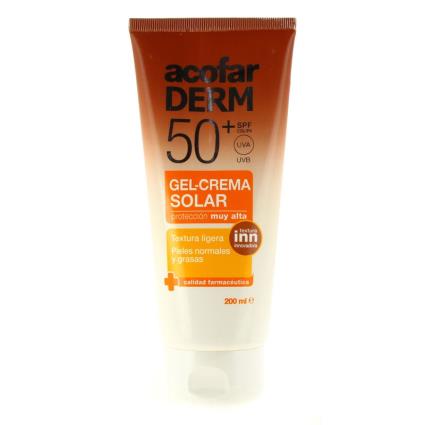 Creme solar gel SPF50 +  200ml