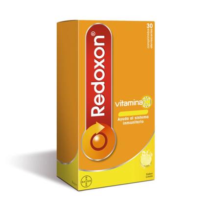 Vitamina C  e Defenses 1000MG 30 comprimidos com sabor a limão