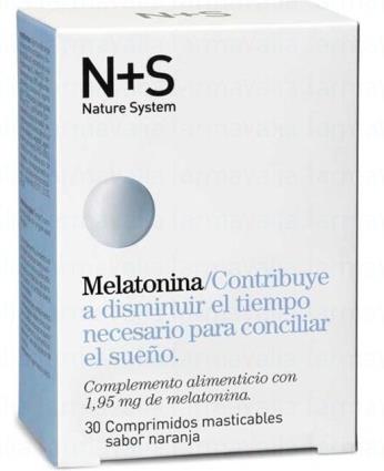 N + S Nature System 30 comprimidos Mastigáveis Sabor Laranja