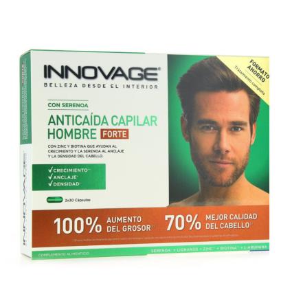 Homem de queda de cabelo  Duplo 2x30 cápsulas