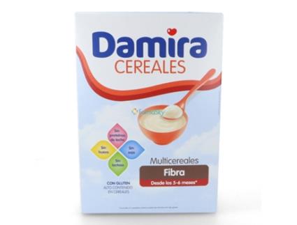 Mingau de cereais multi Fibra  +5 meses 600Gr