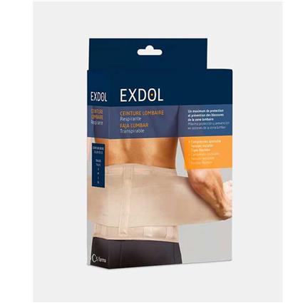 Cinta  Nosa elástica lombar tamanho M bege