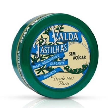 VALDA PASTILHAS MENTOL S/ACUCAR 50G