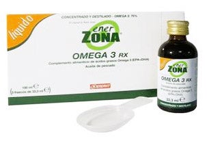 Óleo RX Enerzone Omega 3 Peixe (3 frascos x 33,3 ml)