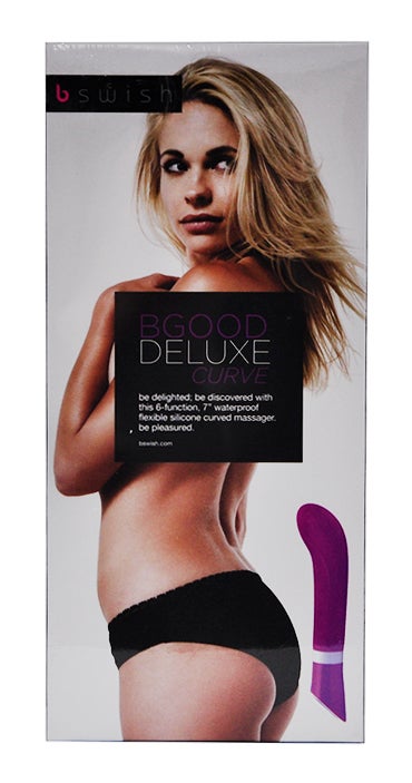 Vibrador Bgood Deluxe Curve Violeta  BSBDC0446