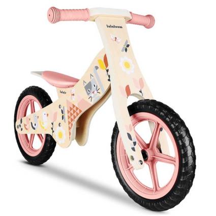 Lalaloom Bicicleta Sem Pedais Spring 18 Months Wooden / Pink