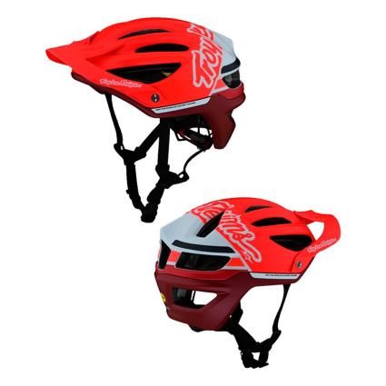 Troy Lee Designs Capacete Mtb A2 Mips XL-2XL Silhouette Red